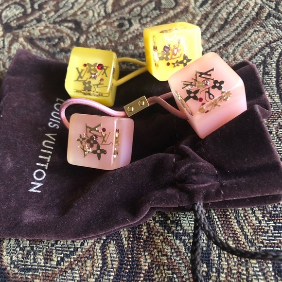 Louis Vuitton hair cubes Authentic - Picture 1 of 1